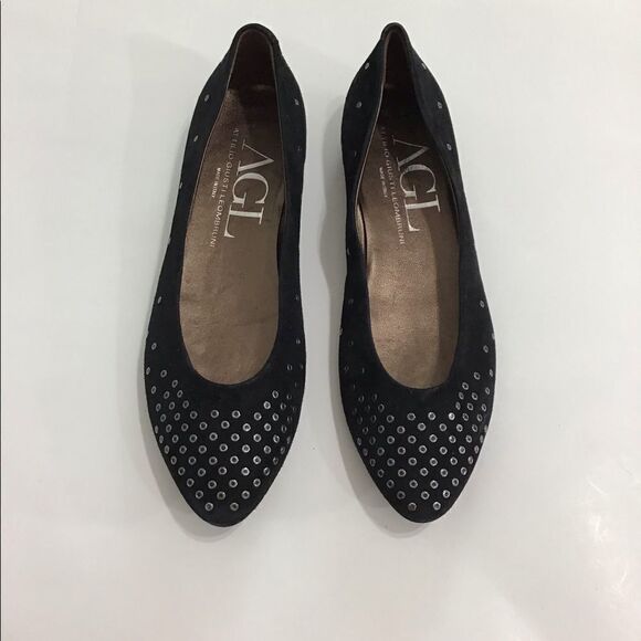 Attilio Giusti Leombruni Grommet Flats Size 39 1/2 - Picture 2 of 8